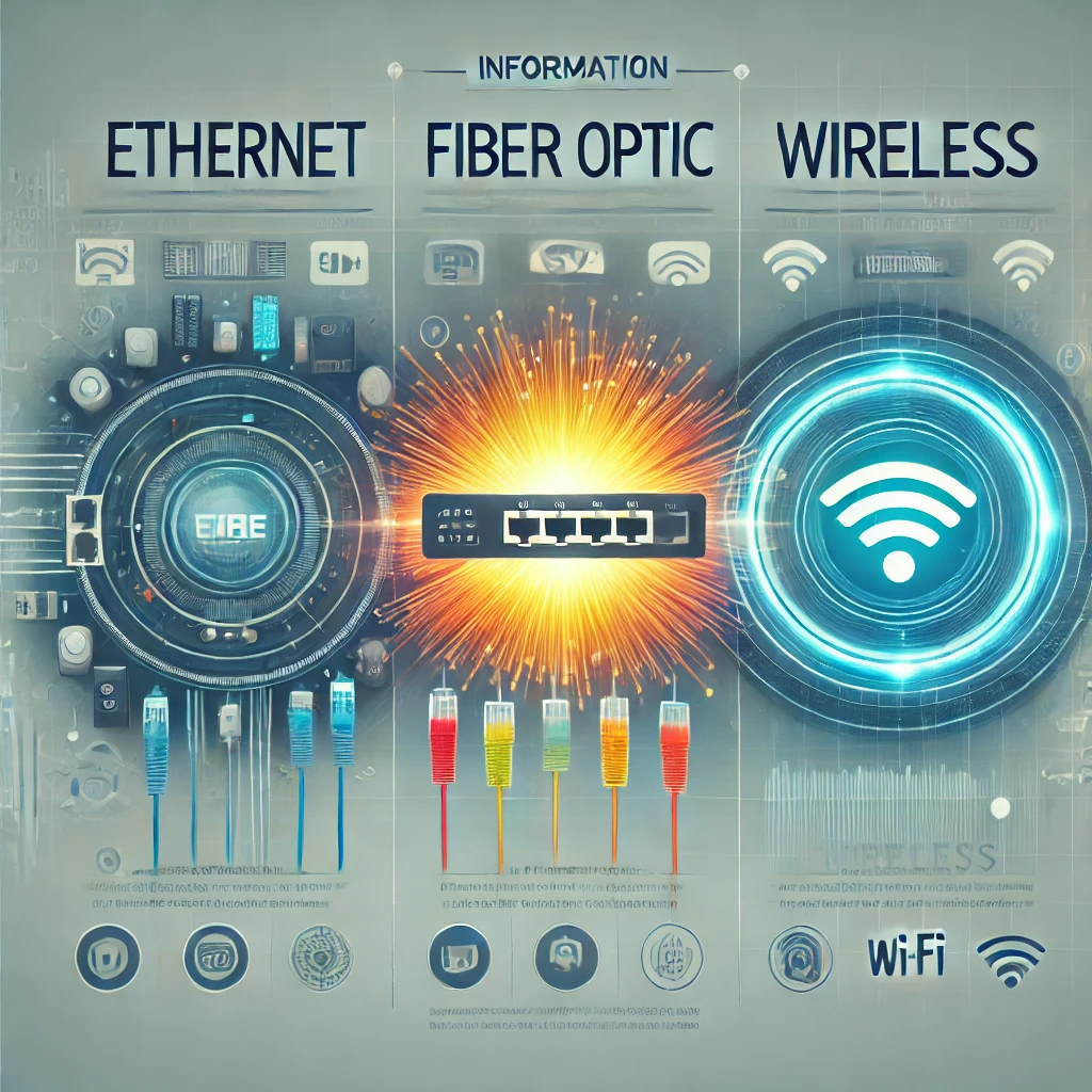 Ethernet, Fiber Optik ve Kablosuz Ağlar: Hangisini Seçmeli?